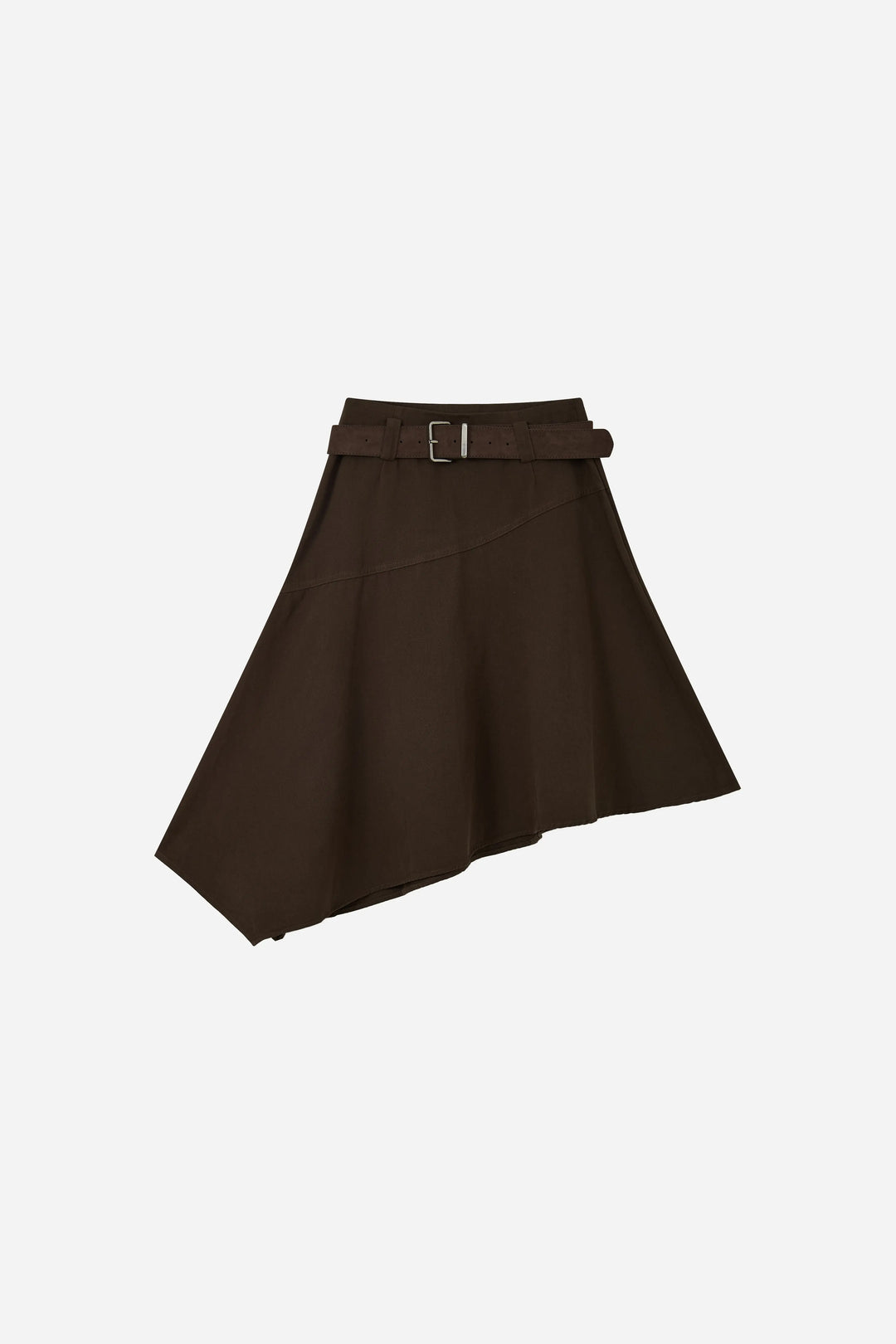 An image of a   30662 Belted Asymmetrical Skirt by  Mirra Masa