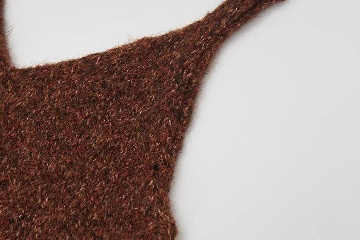 An image of a   31002 Cardigan with Knitted Cami Top by  Mirra Masa