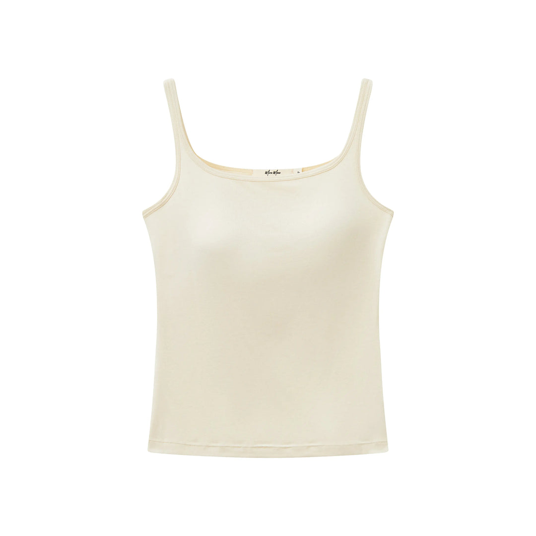 An image of a  Almond 31030 Padded Slip Top by  Mirra Masa