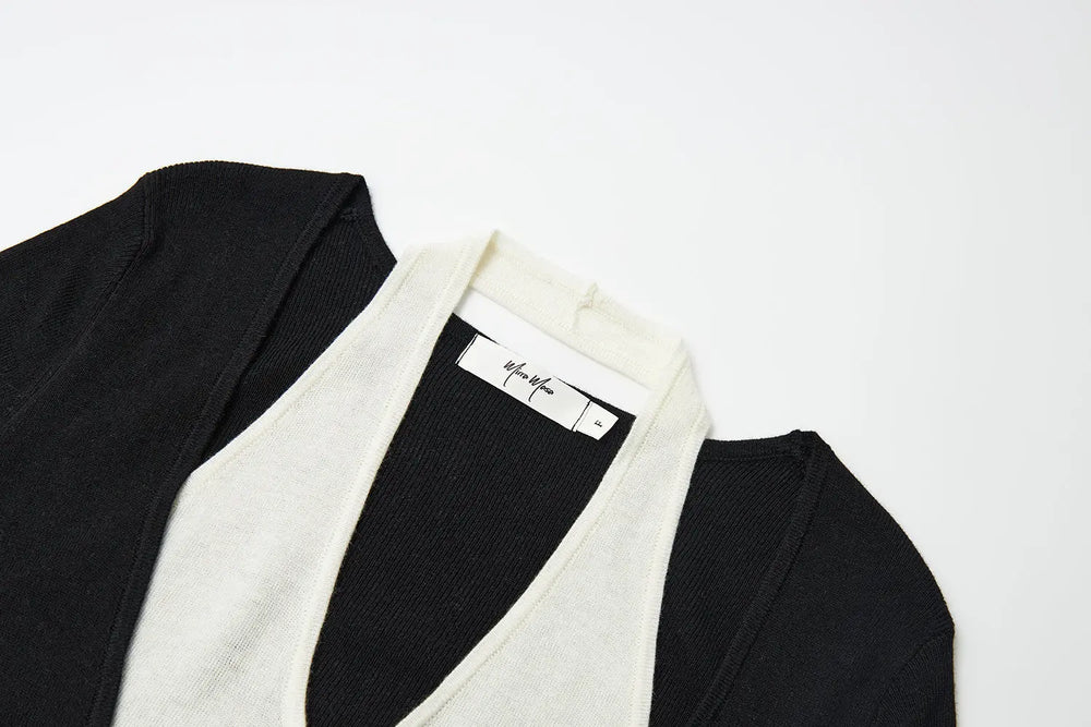 An image of a   31031 Layered Knit Top by  Mirra Masa