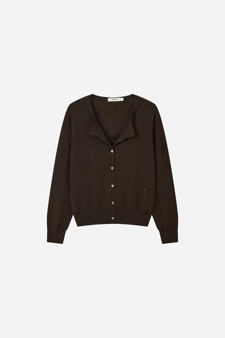 An image of a   31071 Modern Romance Cardigan by  Mirra Masa