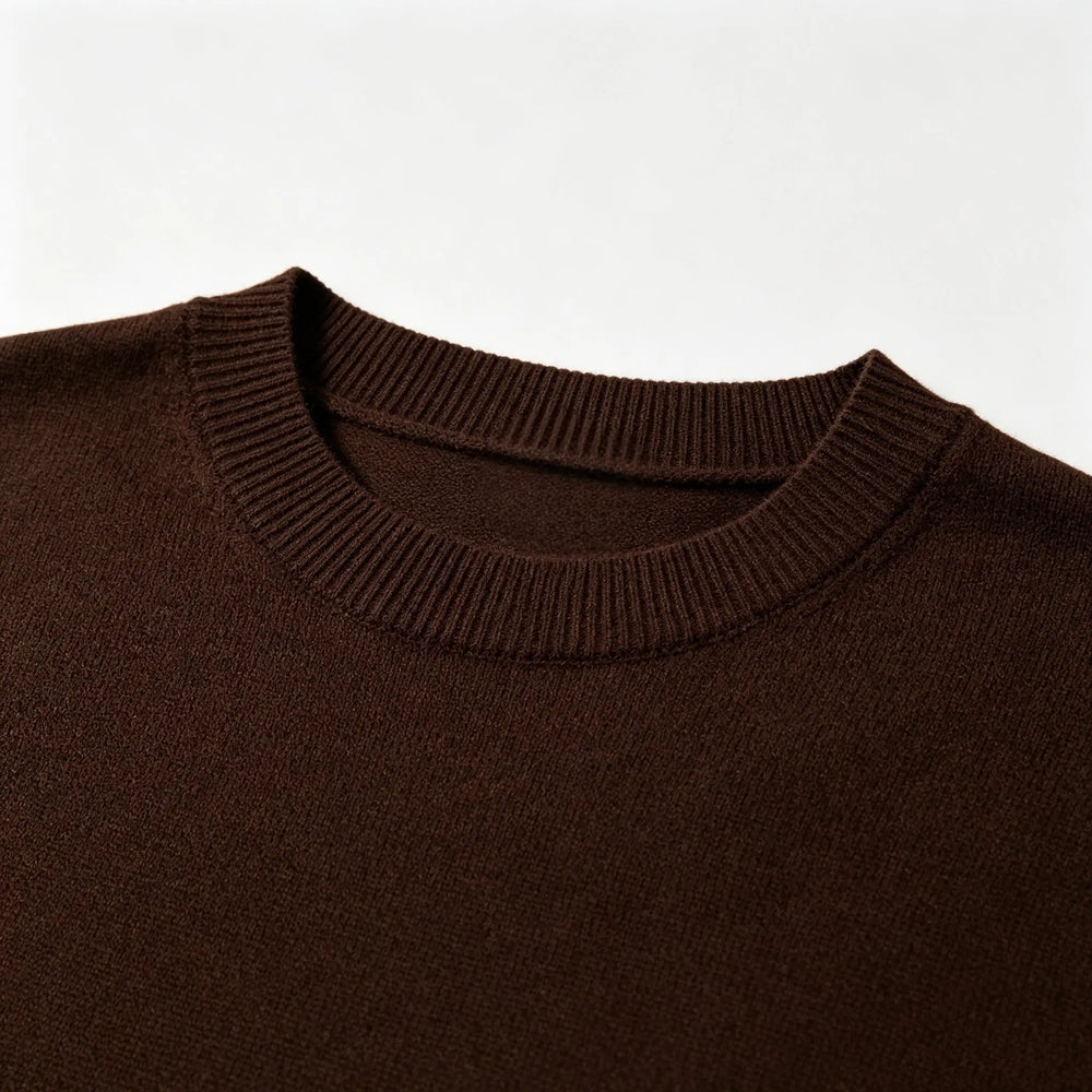 An image of a   31074 Button-Detail Cutout-Back Sweater by  Mirra Masa