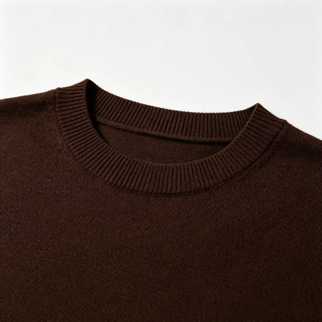 An image of a   31074 Button-Detail Cutout-Back Sweater by  Mirra Masa