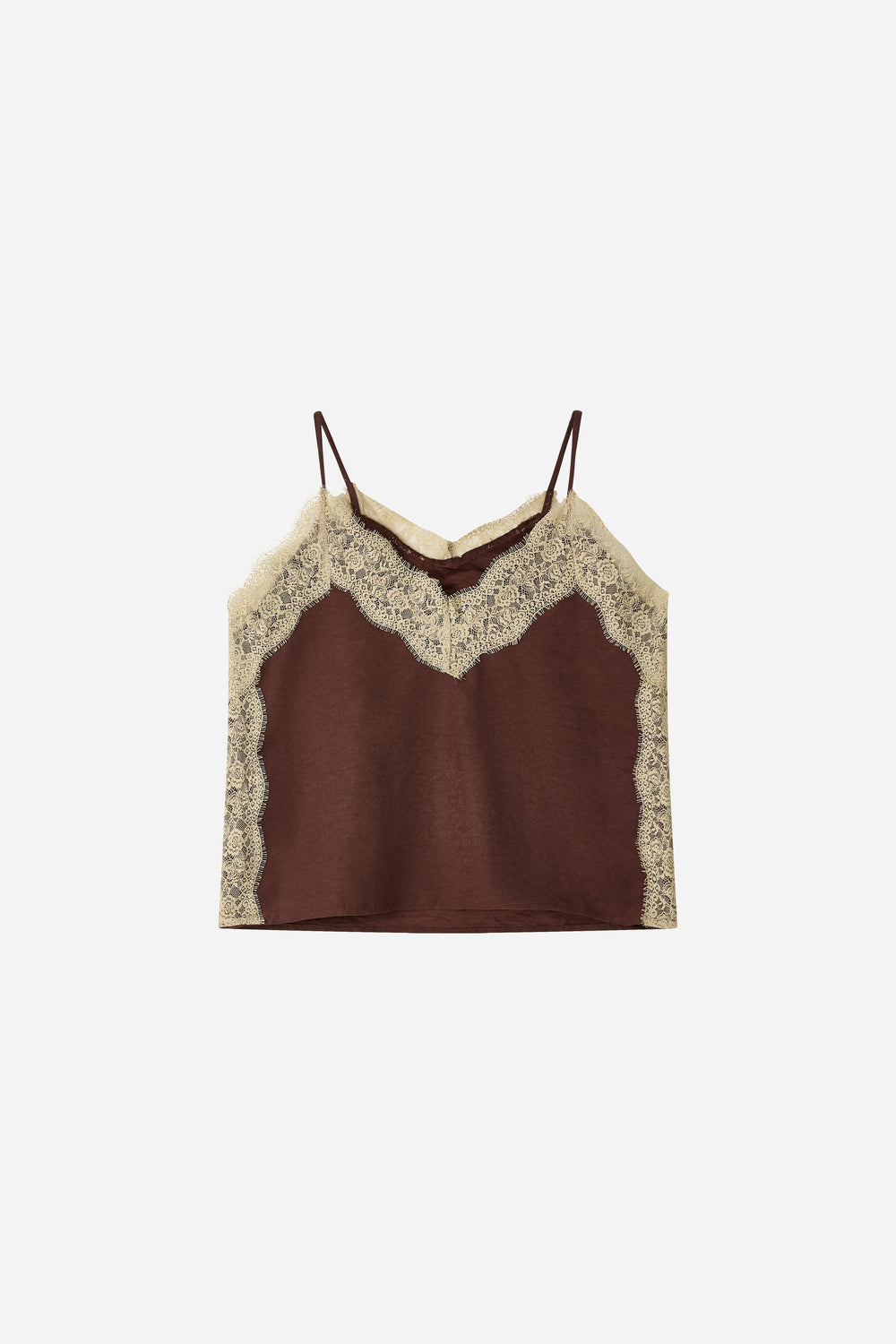 An image of a   31118 Lace Trim Camisole by  Mirra Masa