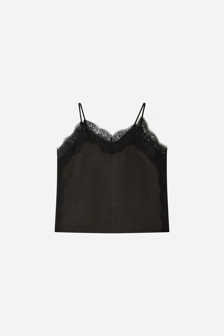An image of a   31118 Lace Trim Camisole by  Mirra Masa