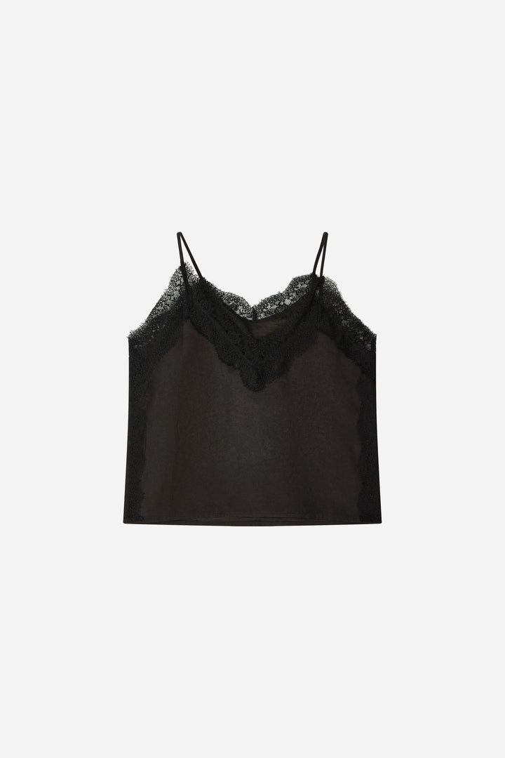 An image of a   31118 Lace Trim Camisole by  Mirra Masa
