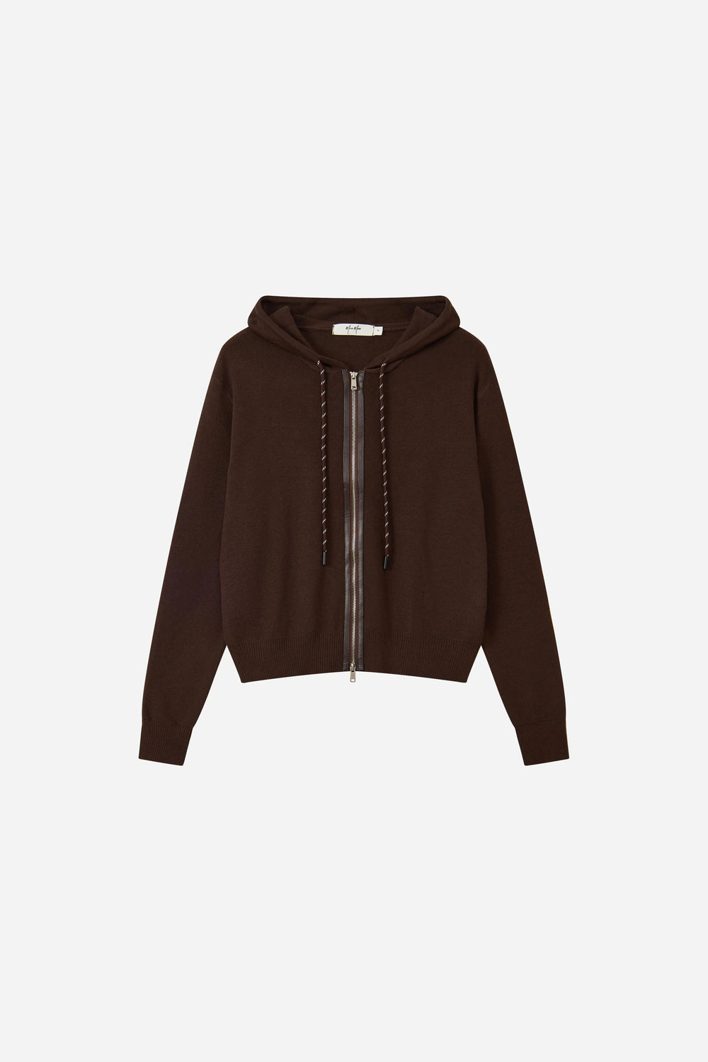 An image of a   31124 The Everyday Zip-Up Knit Hoodie by  Mirra Masa