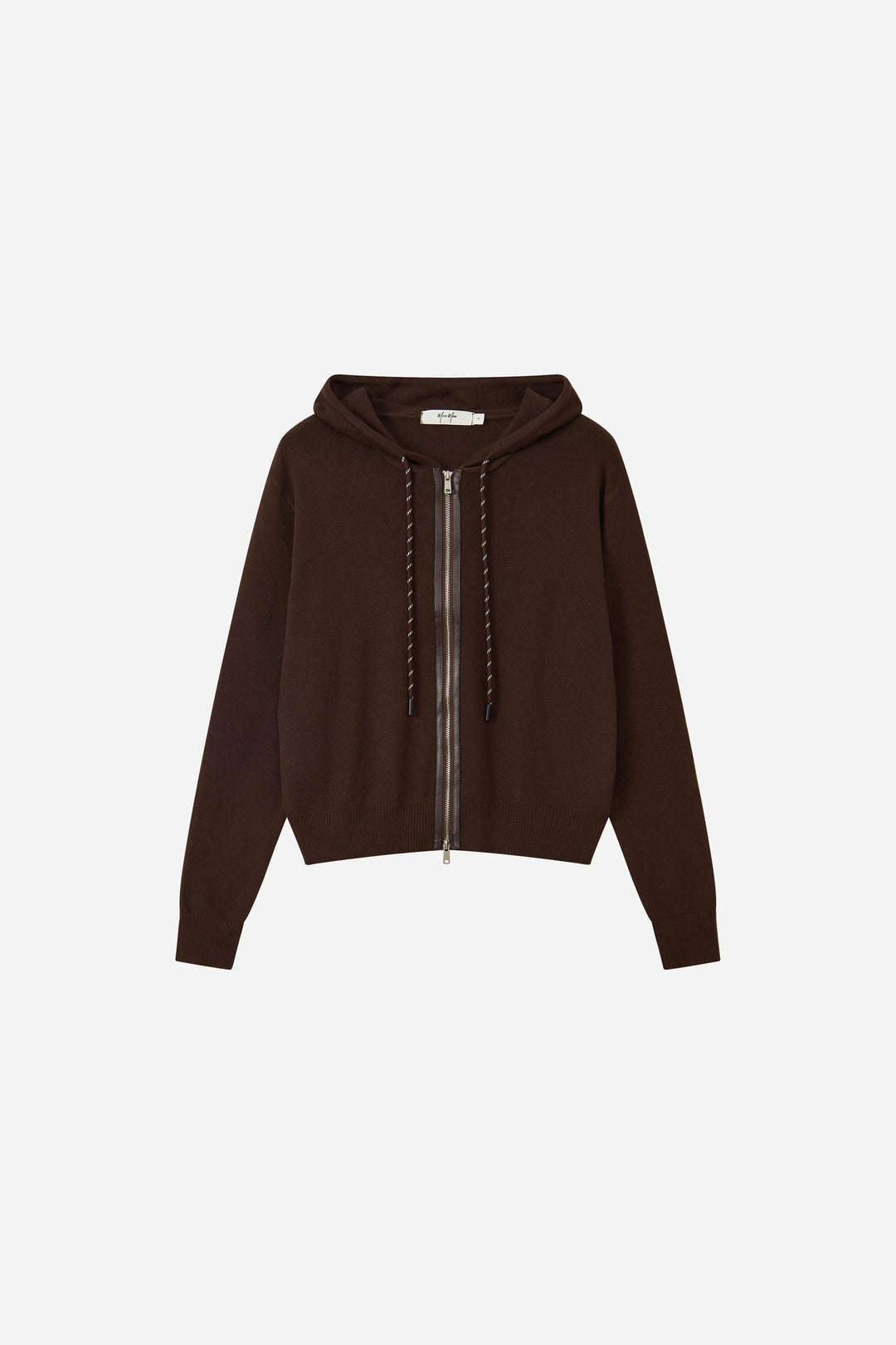 An image of a   31124 The Everyday Zip-Up Knit Hoodie by  Mirra Masa