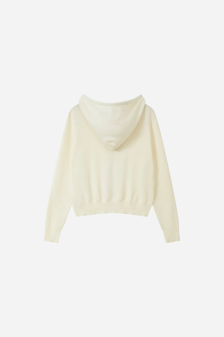 An image of a   31124 The Everyday Zip-Up Knit Hoodie by  Mirra Masa