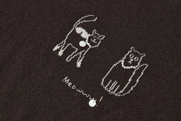 An image of a   31130 Coastal Stripe Kitty Tee by  Mirra Masa