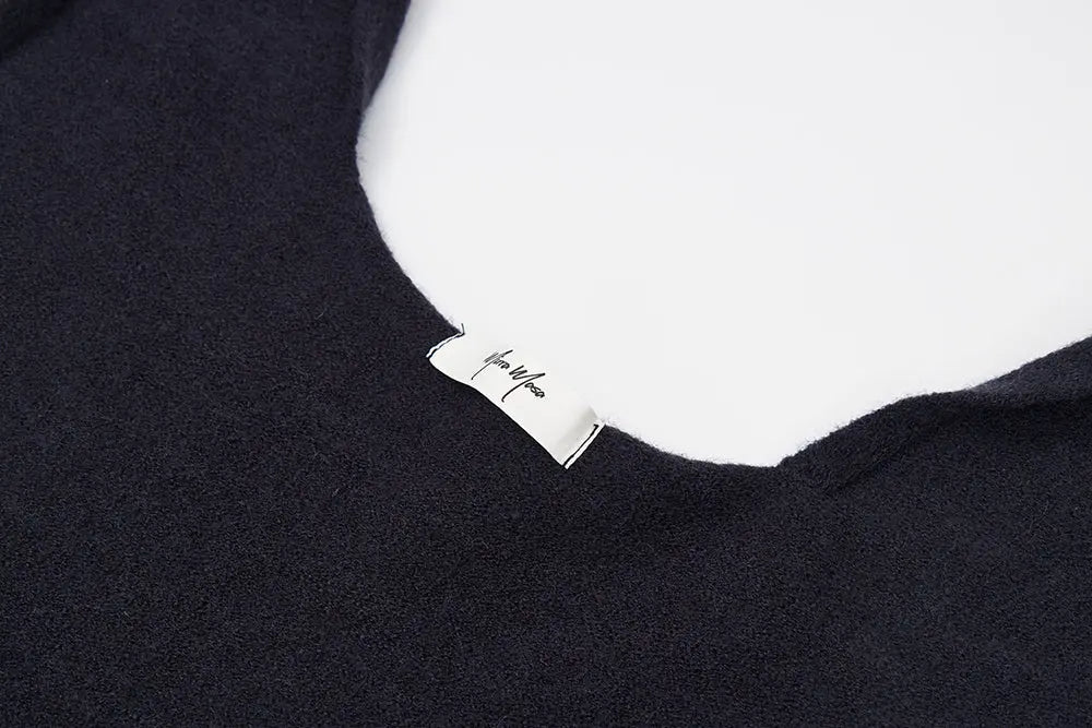 An image of a   31167 Knit Vest with Shoulder Sweater by  Mirra Masa