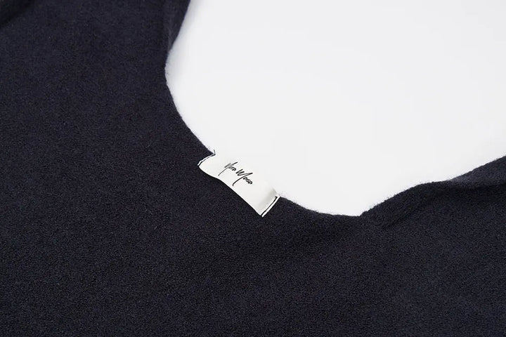 An image of a   31167 Knit Vest with Shoulder Sweater by  Mirra Masa