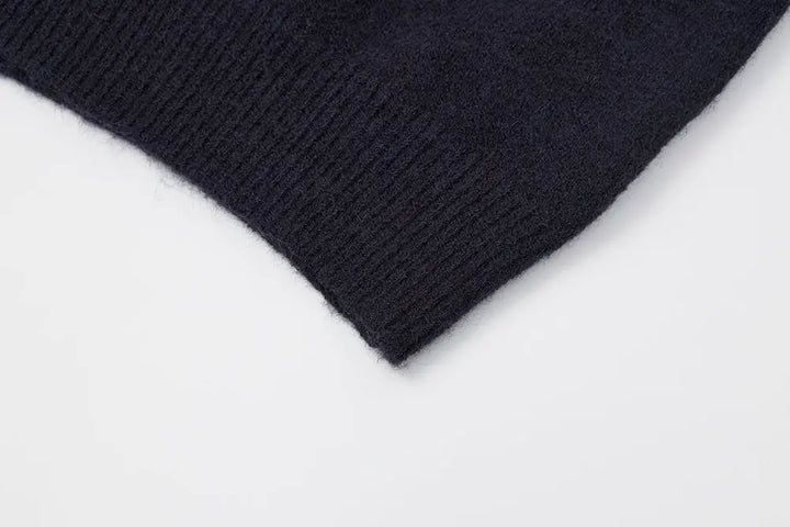 An image of a   31167 Knit Vest with Shoulder Sweater by  Mirra Masa