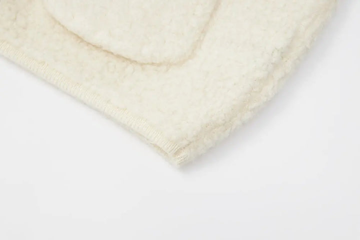 An image of a   31170 Hooded Wool Zip-Up Vest by  Mirra Masa