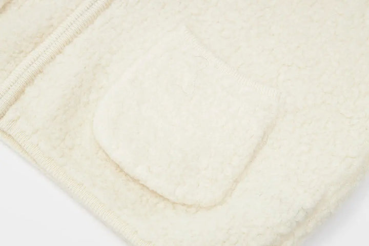 An image of a   31170 Hooded Wool Zip-Up Vest by  Mirra Masa