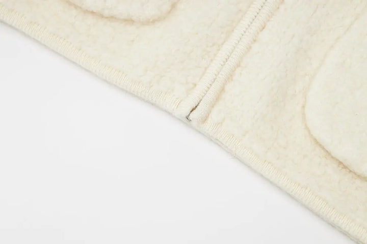 An image of a   31170 Hooded Wool Zip-Up Vest by  Mirra Masa