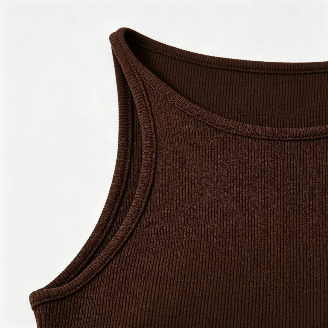 An image of a   31194 High-Neck Tank Top by  Mirra Masa