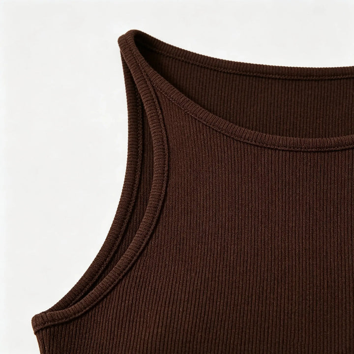 An image of a   31194 High-Neck Tank Top by  Mirra Masa
