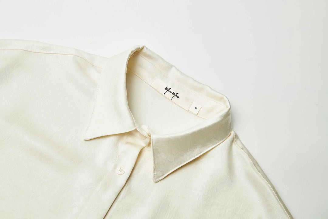 An image of a   31204 Satin Layering Shirt by  Mirra Masa