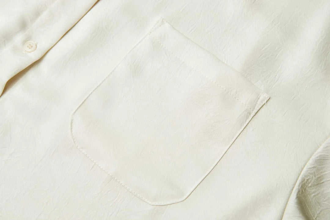 An image of a   31204 Satin Layering Shirt by  Mirra Masa