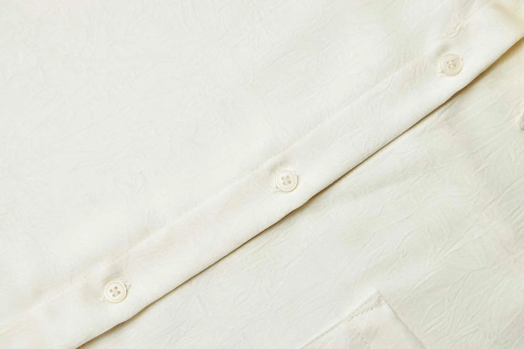 An image of a   31204 Satin Layering Shirt by  Mirra Masa