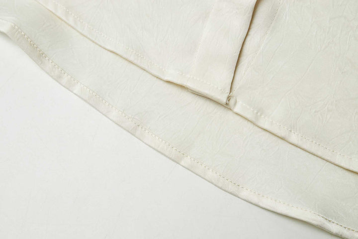 An image of a   31204 Satin Layering Shirt by  Mirra Masa