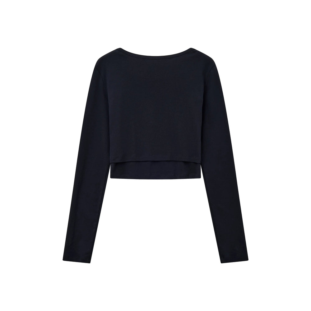 An image of a   31234 Knit Two-Piece Top by  Mirra Masa