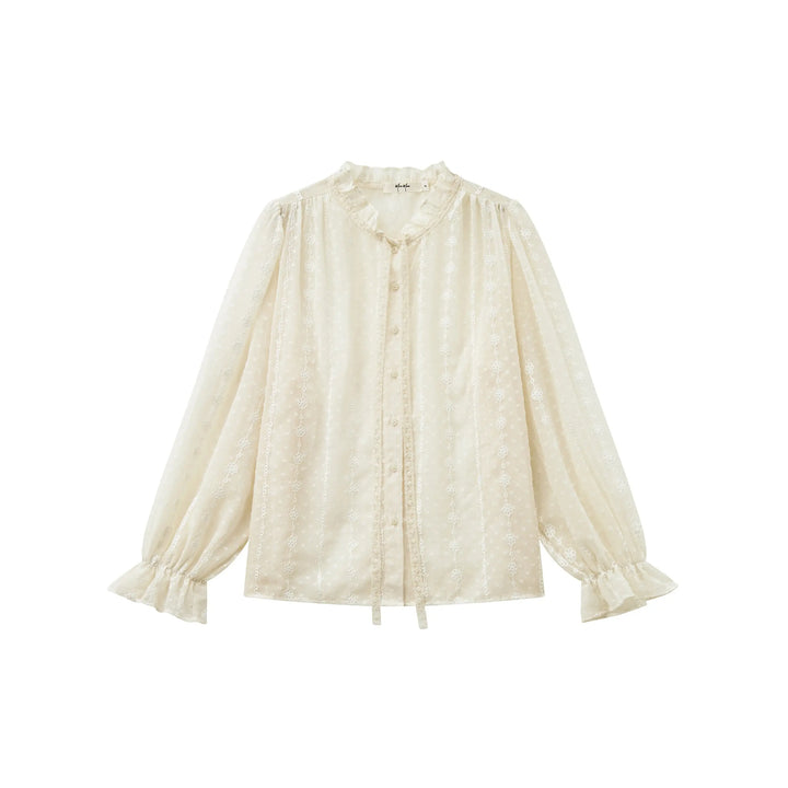 An image of a   31241 Laced Overshirt by  Mirra Masa
