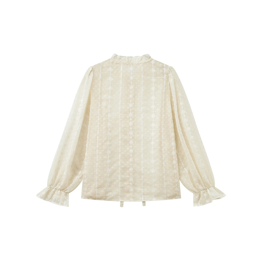 An image of a   31241 Laced Overshirt by  Mirra Masa