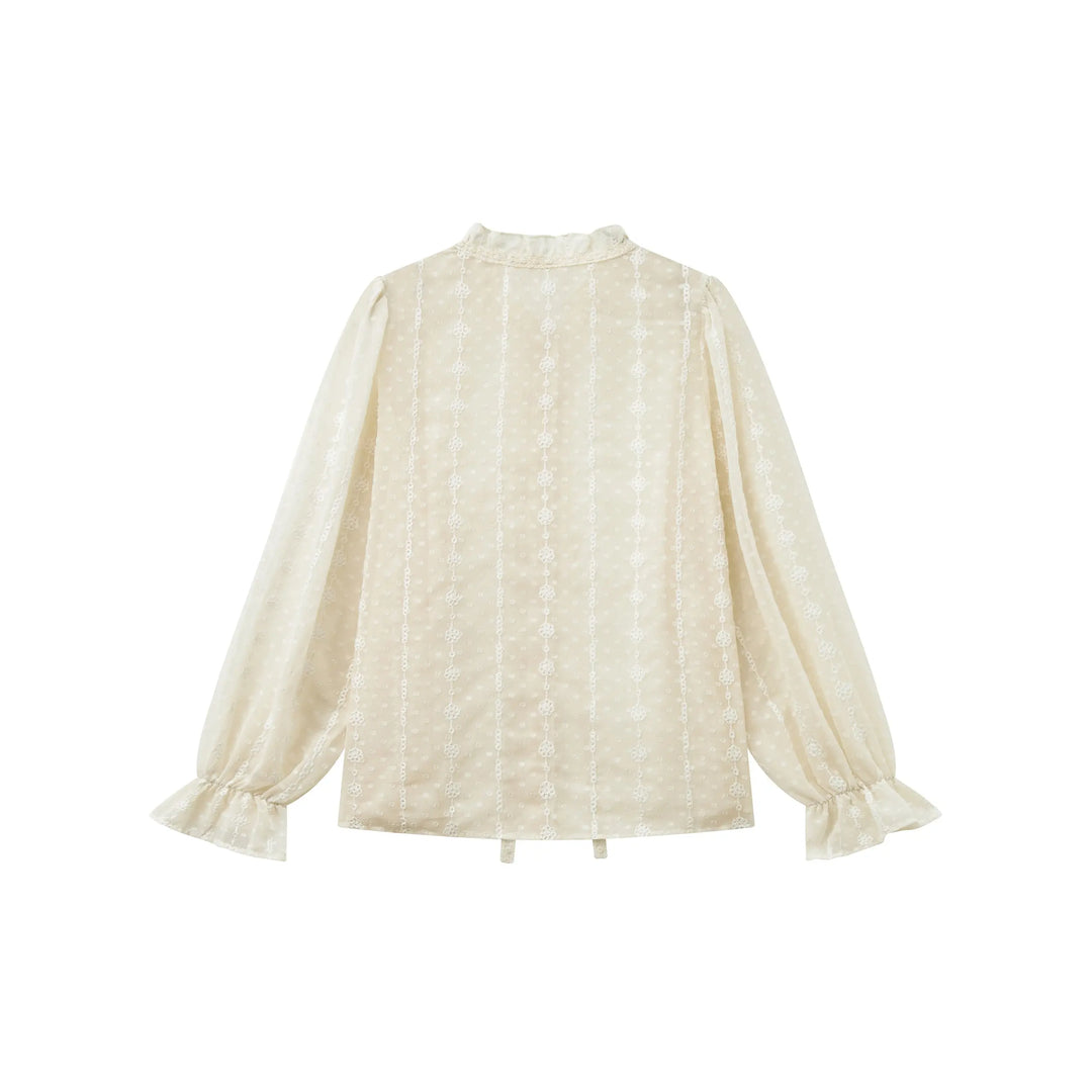 An image of a   31241 Laced Overshirt by  Mirra Masa