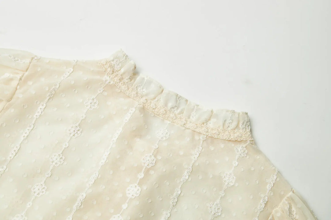 An image of a   31241 Laced Overshirt by  Mirra Masa