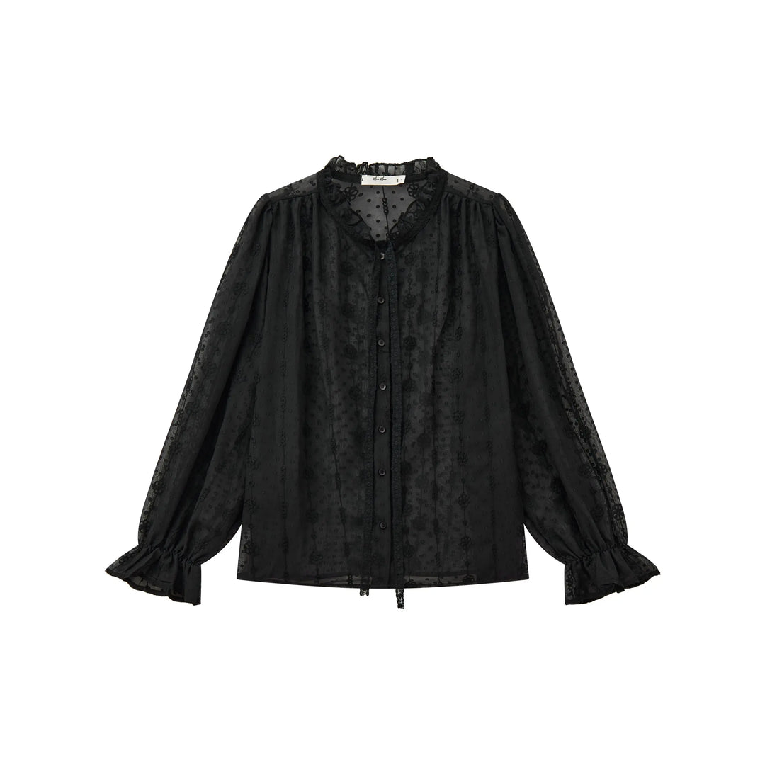 An image of a   31241 Laced Overshirt by  Mirra Masa