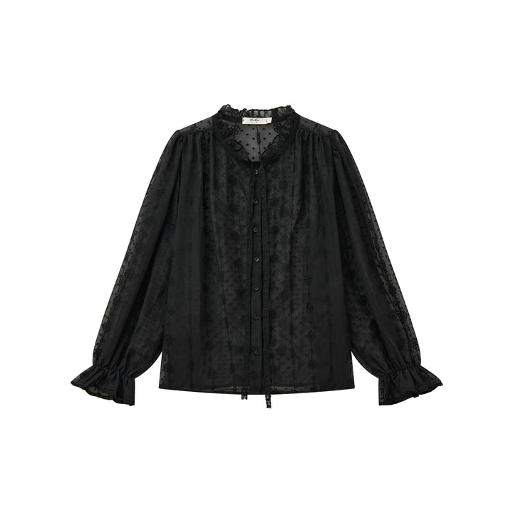 An image of a   31241 Laced Overshirt by  Mirra Masa