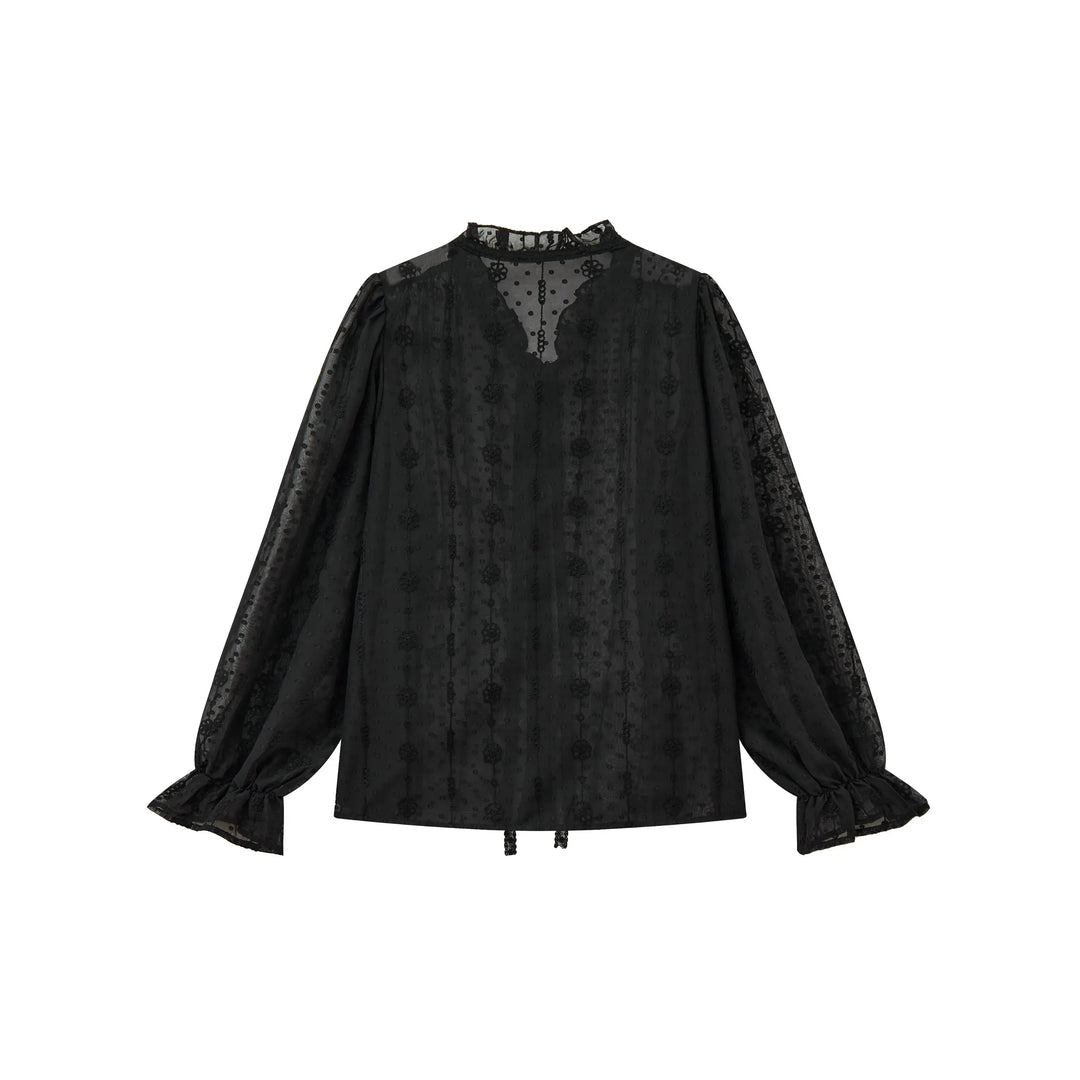 An image of a   31241 Laced Overshirt by  Mirra Masa