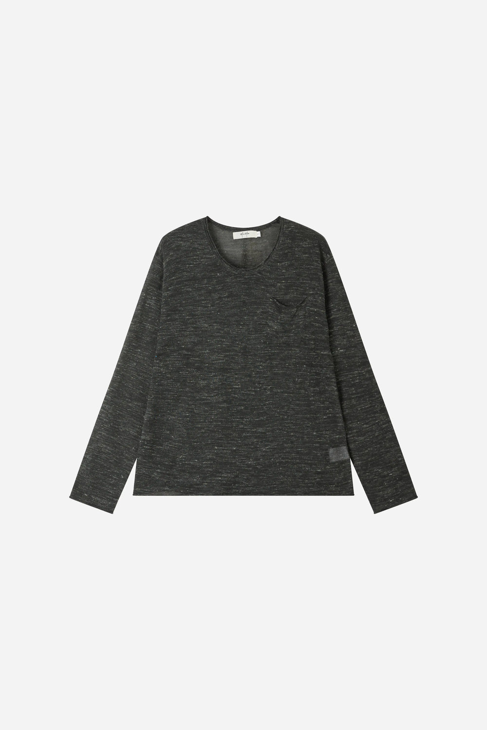 An image of a   31248 Fine Knit Long Sleeve Top by  Mirra Masa