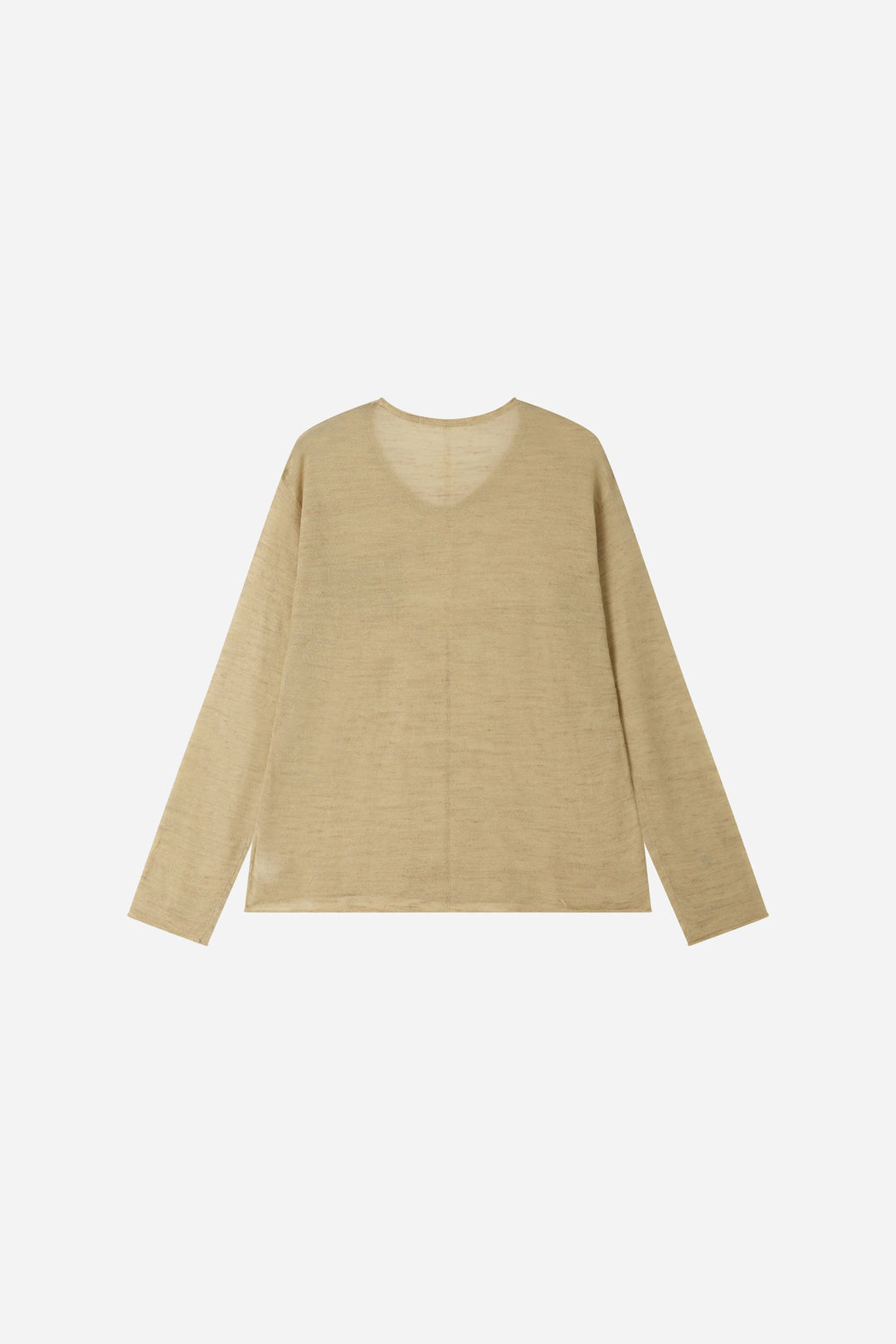 An image of a   31248 Fine Knit Long Sleeve Top by  Mirra Masa
