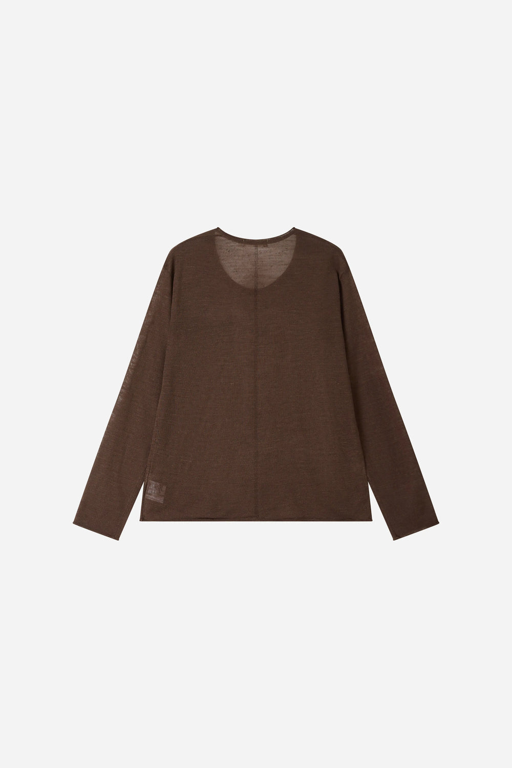 An image of a   31248 Fine Knit Long Sleeve Top by  Mirra Masa