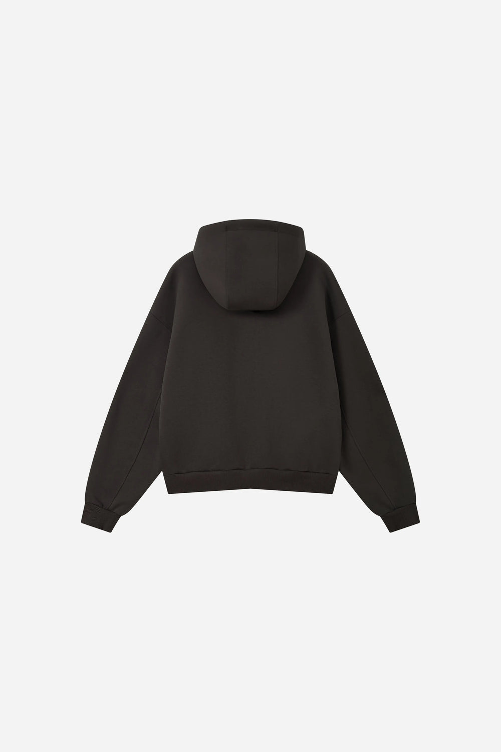 An image of a   31252 Sculpted High-Neck Zip-Up Hoodie by  Mirra Masa