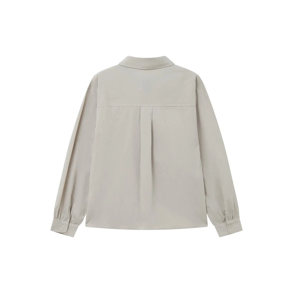 An image of a   31284 Scarf-Tie Collared Blouse by  Mirra Masa
