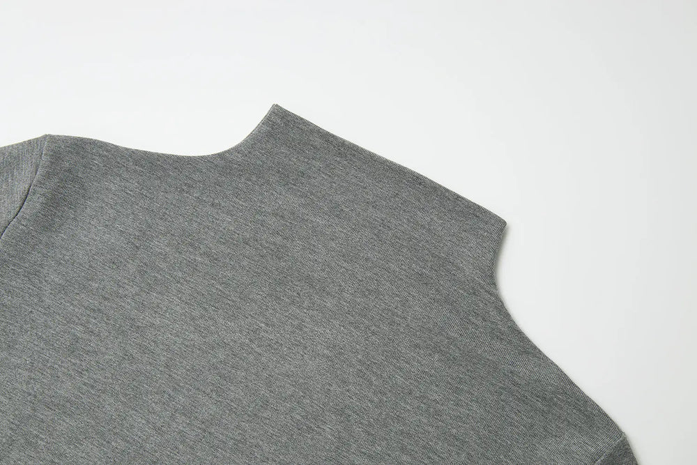 An image of a   31300 Ruched Side Slim-Fit Tee by  Mirra Masa