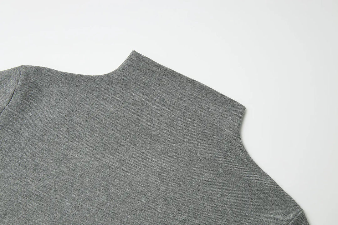 An image of a   31300 Ruched Side Slim-Fit Tee by  Mirra Masa