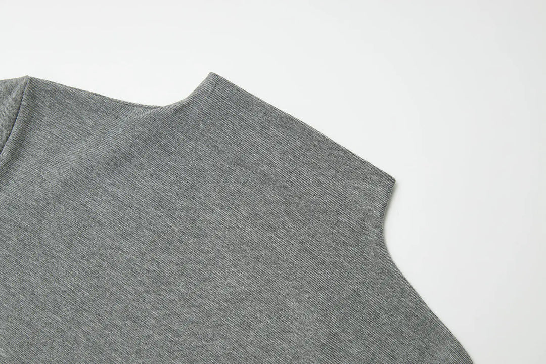 An image of a   31300 Ruched Side Slim-Fit Tee by  Mirra Masa
