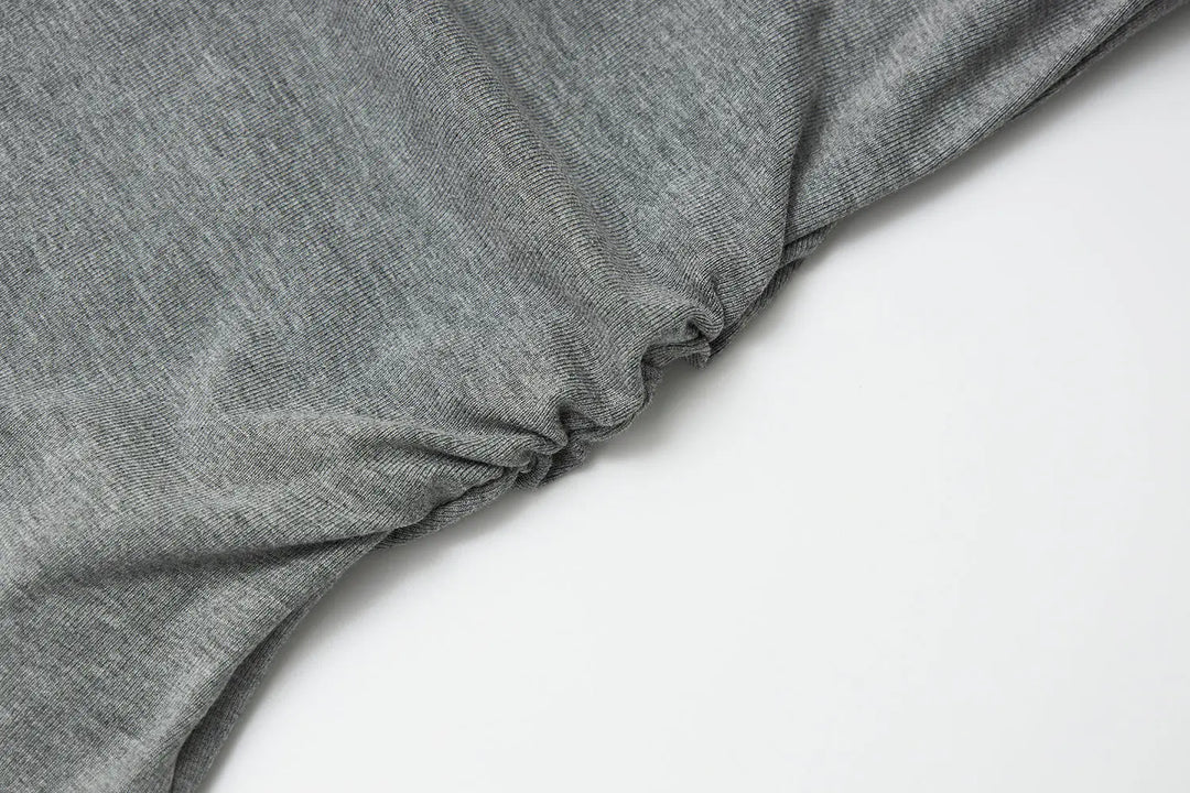 An image of a   31300 Ruched Side Slim-Fit Tee by  Mirra Masa