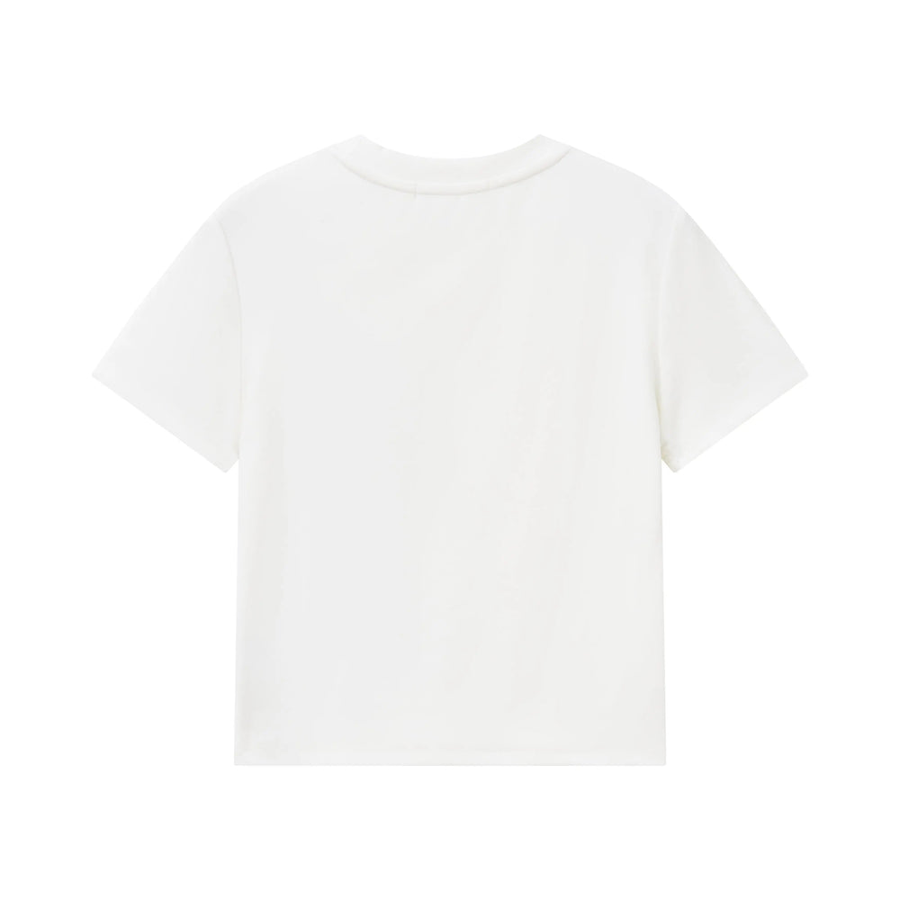 An image of a   31304 Bow Charmed T-Shirt by  Mirra Masa