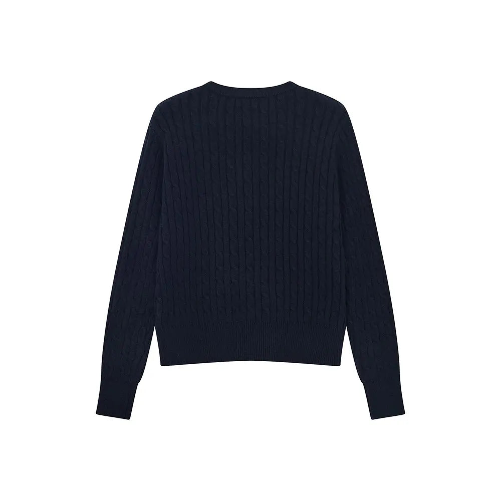 An image of a   31308 Cable Knit Cardigan by  Mirra Masa