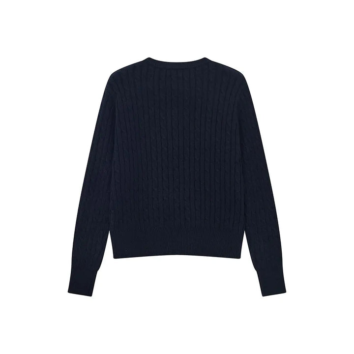 An image of a   31308 Cable Knit Cardigan by  Mirra Masa