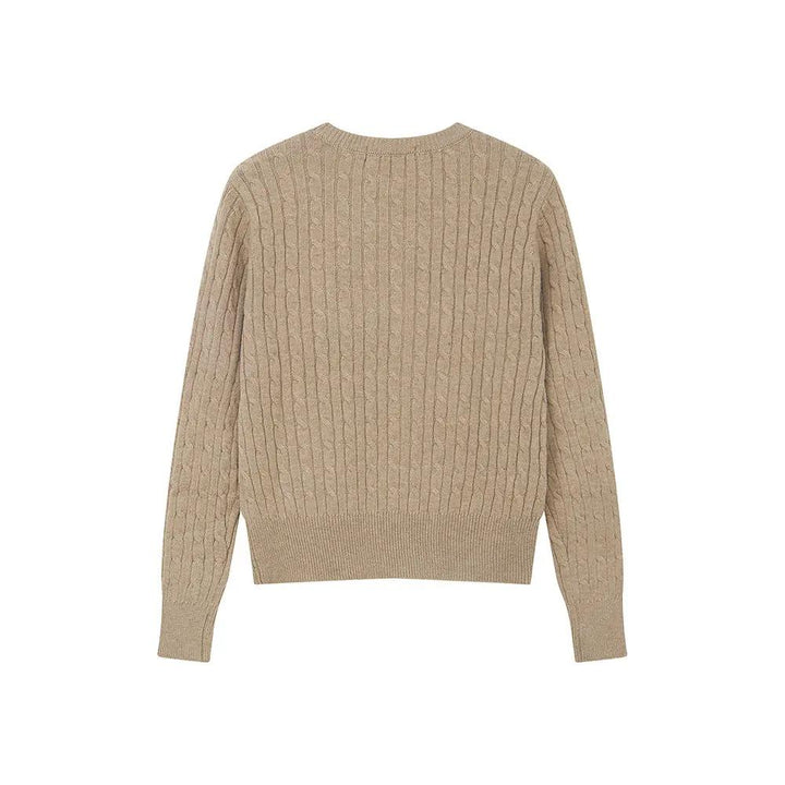 An image of a   31308 Cable Knit Cardigan by  Mirra Masa