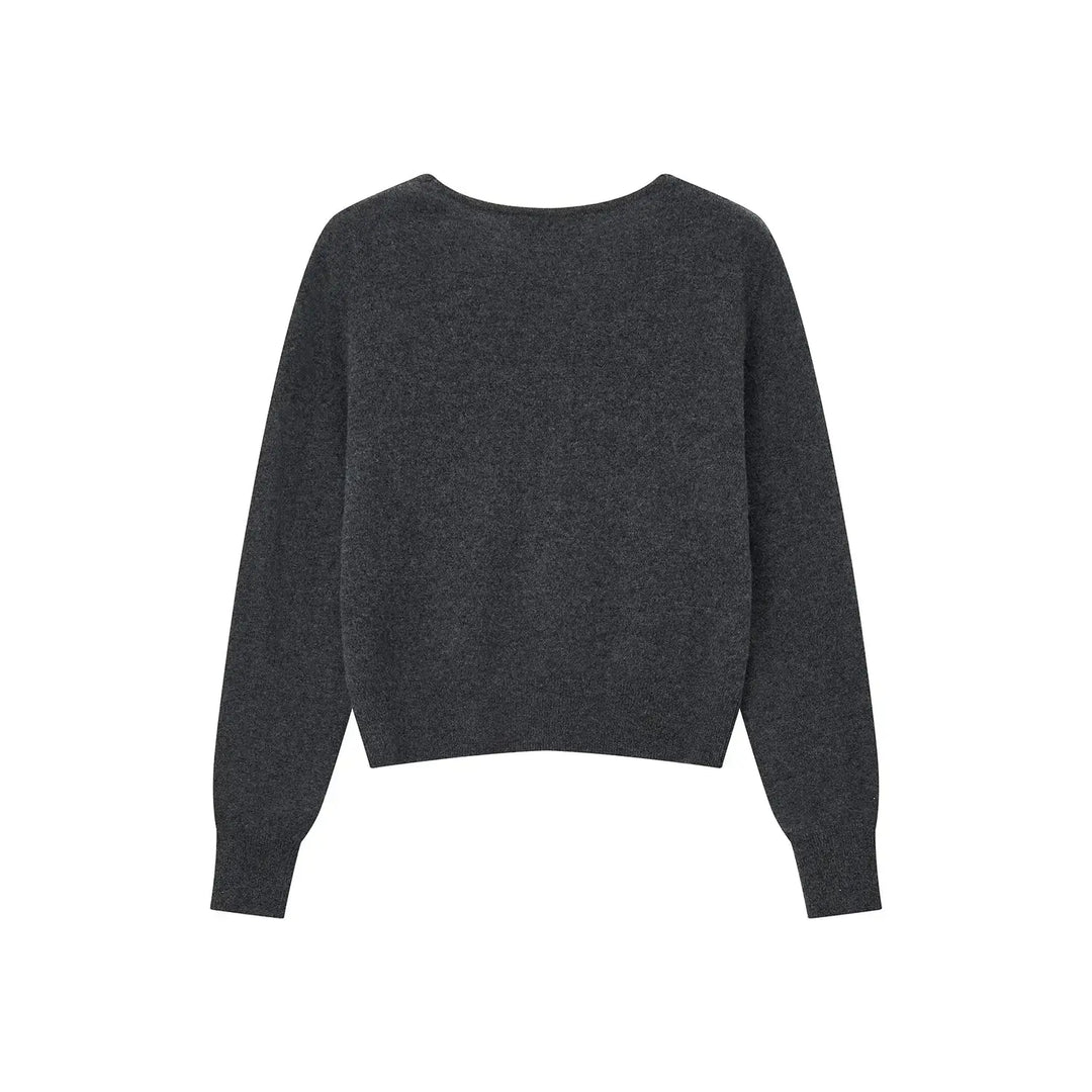 An image of a   31309 V-Neck Wool Cardigan by  Mirra Masa