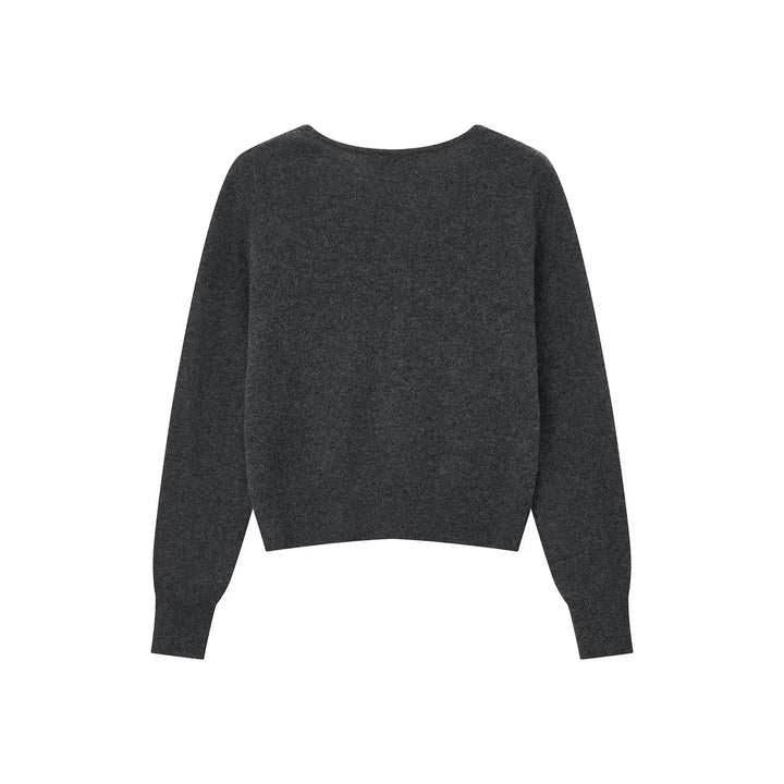 An image of a   31309 V-Neck Wool Cardigan by  Mirra Masa