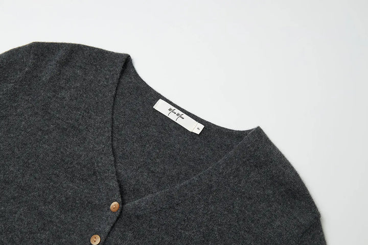 An image of a   31309 V-Neck Wool Cardigan by  Mirra Masa